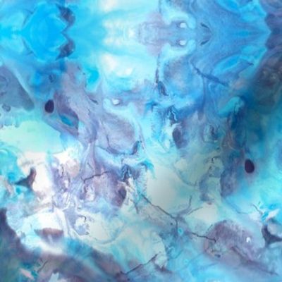 Marble Texture Stone Swirl Teal, Aqua, Blue, Dark Blue