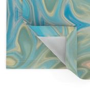 Marble Texture Stone Swirl Light Pink, Grey, Teal, Orange, Yellow