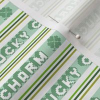 Lucky Charm* || vintage kids t-shirt shamrocks & stripes