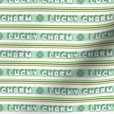 Lucky Charm* || vintage kids t-shirt shamrocks & stripes