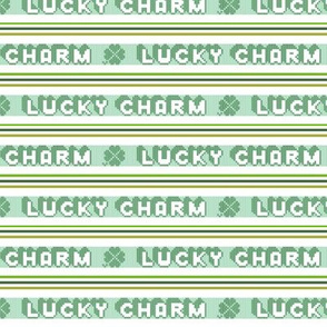 Lucky Charm* || vintage kids t-shirt shamrocks & stripes