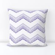 Crisp Cottage Chevron -Cobolt Blue