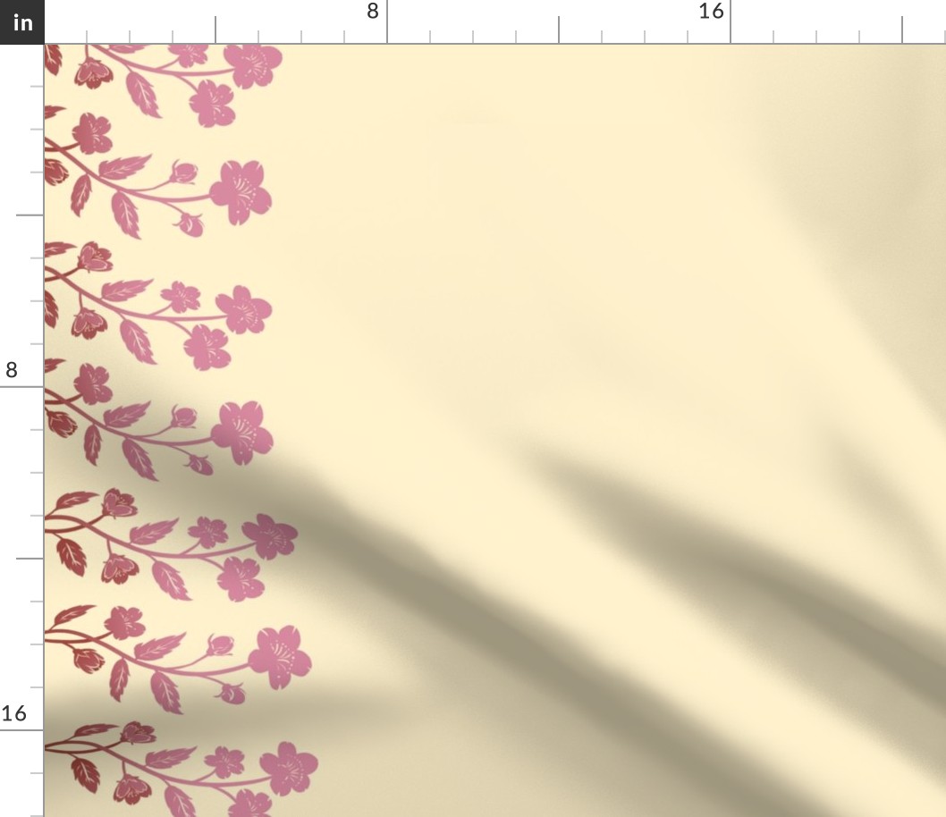 Floral Border Print for a Tiefling Cleric