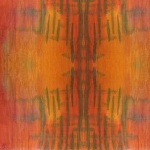 Silk Brushstroke Repeat Orange