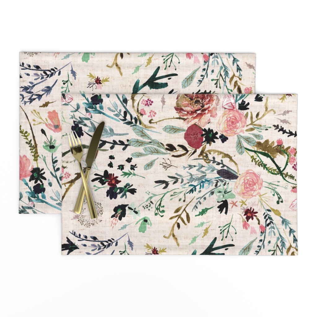 Fable Floral (blush) JUMBO