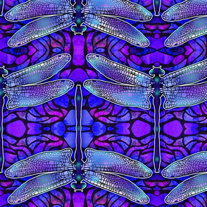 Dragonfly Allure - Purple