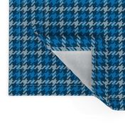 Scotch Houndstooth in Blue Thistle