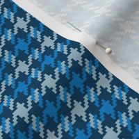 Scotch Houndstooth in Blue Thistle