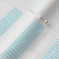 Striped Line Block Print in Baby Blue