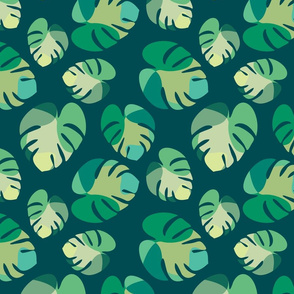 tropical leaf green