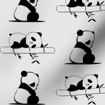 Snoozy panda