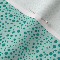 Pebbles - Mint with Teal