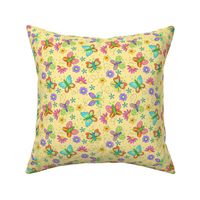 Butterfly Garden Whimsy Yellow Small