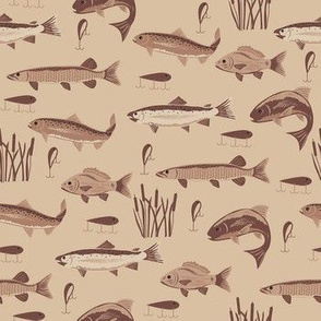 Fish Freshwater Brown Small