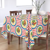 Gingham Rainbow Rooster