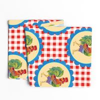 Gingham Rainbow Rooster