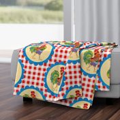 Gingham Rainbow Rooster