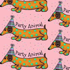 Get Your Spots On- Dachshund/ Party Animal / Dog Print