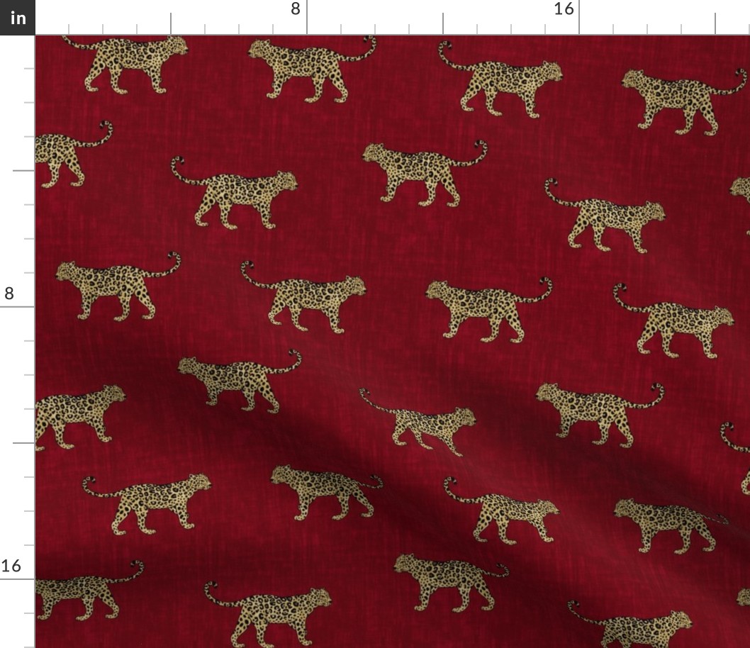 Leopard Texture - Red