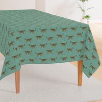 Leopard Texture - Mint