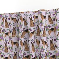 german shepherd pet quilt c dog fabric collection floral