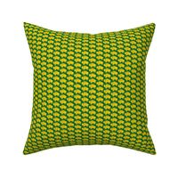 Bison Print - OFFICIAL Green & Gold (0.75 inch)