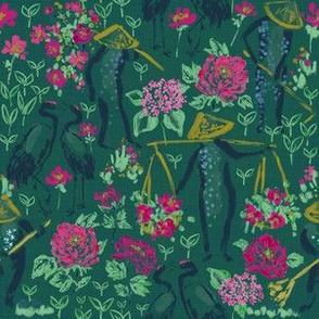 Gardening is Art (teal)