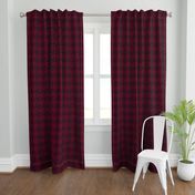 Elegant holiday houndstooth - red and maroon