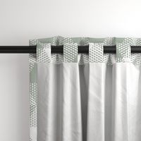 elegant holiday triangle gingham - large pewter grey