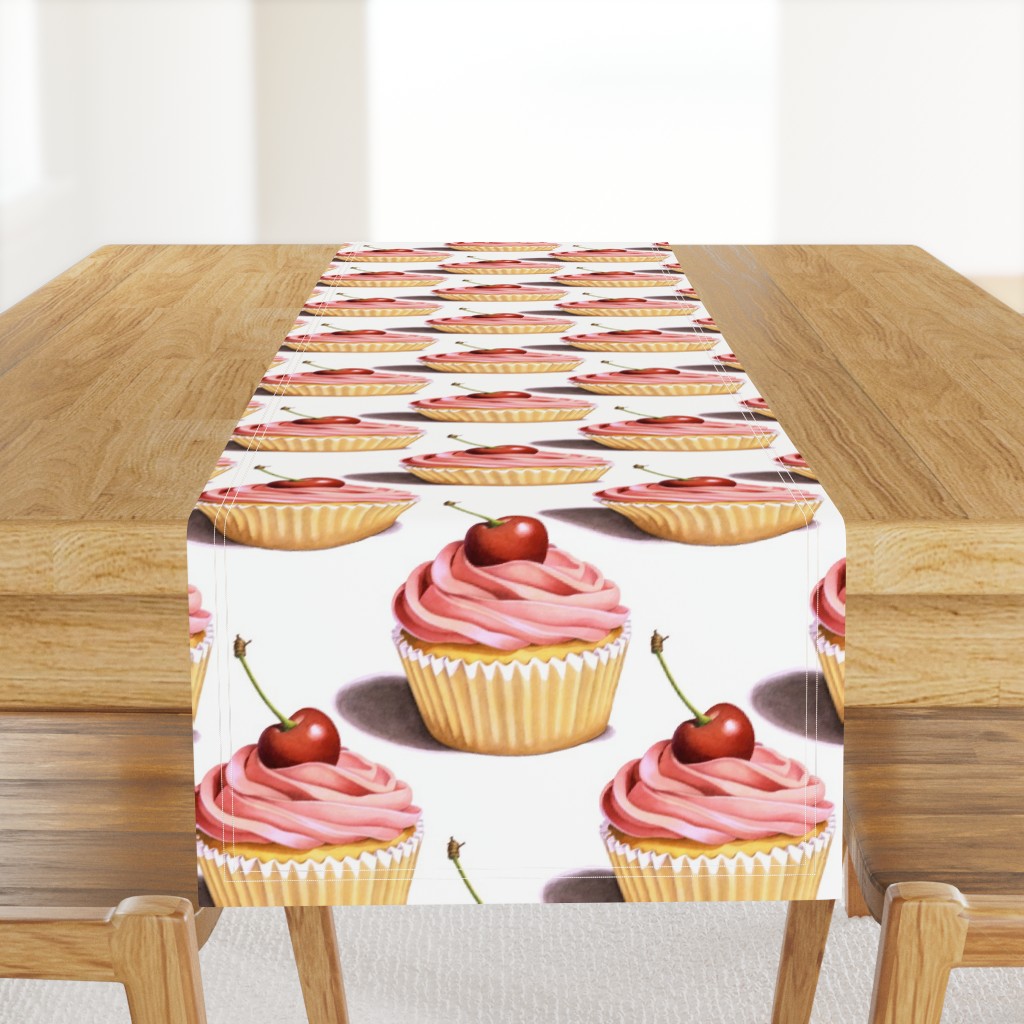 Large Pink Cupcakes