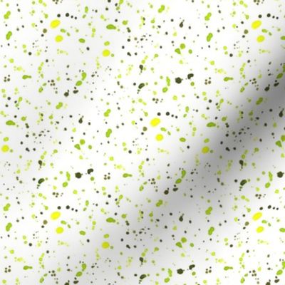 Avocado Lime Yellow Green  Dots 