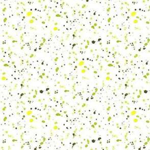 Avocado Lime Yellow Green  Dots 