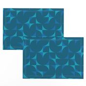 mid century tiles  large scale - surf's up coordinate in midday blue2