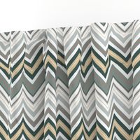 Misty Taupe Chevron