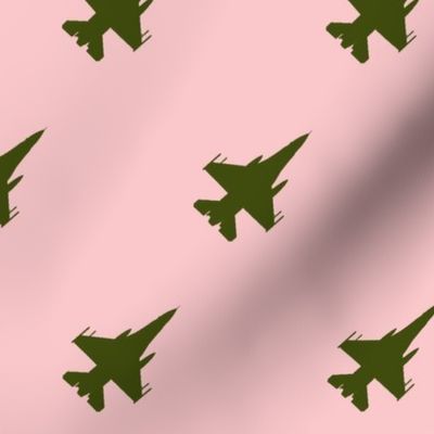 CF-18 Jet green with pink