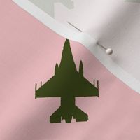 CF-18 Jet green with pink