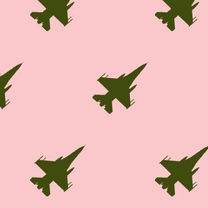 CF-18 Jet green with pink