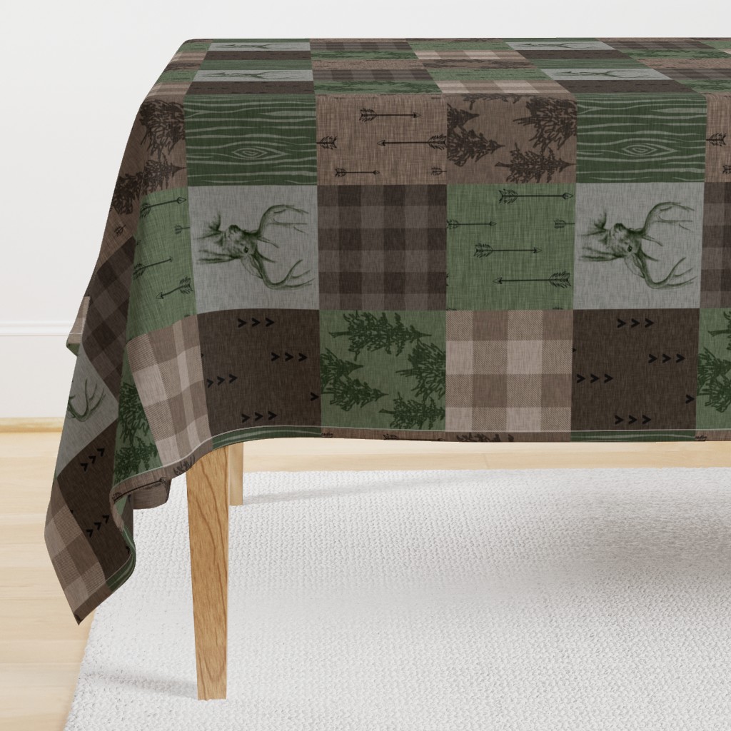 Rustic Buck - Camo - green, brown, tan 