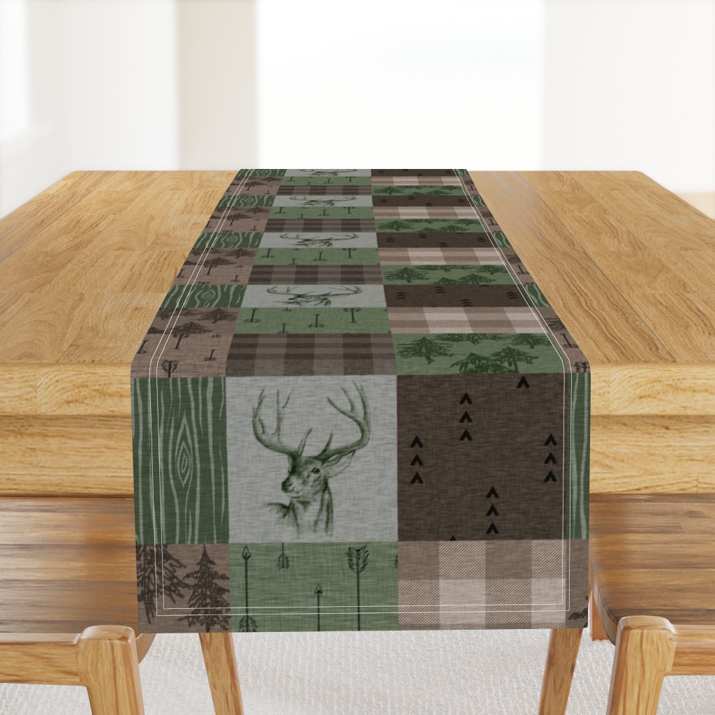 Rustic Buck - Camo - green, brown, tan 