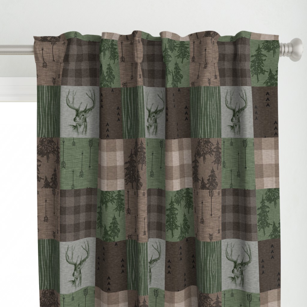 Rustic Buck - Camo - green, brown, tan 