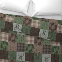 Rustic Buck - Camo - green, brown, tan 