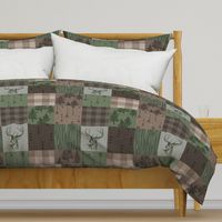 Rustic Buck - Camo - green, brown, tan 