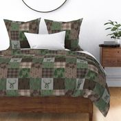 Rustic Buck - Camo - green, brown, tan 