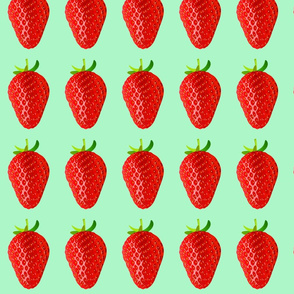 strawberry mint background