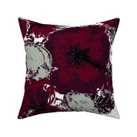 Elegant Hawaiian Hibiscus Floral Pattern by kedoki