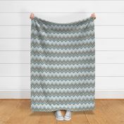 Seafoam Taupe Chevron