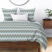 Seafoam Taupe Chevron