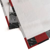 Always Quilt - wizard quotes - Red,Black, white, grey