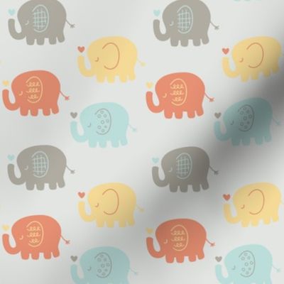 Elephants | Multicolor