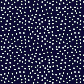 Twinkling Meadow Mist Dots on Blackberry - Large Scale